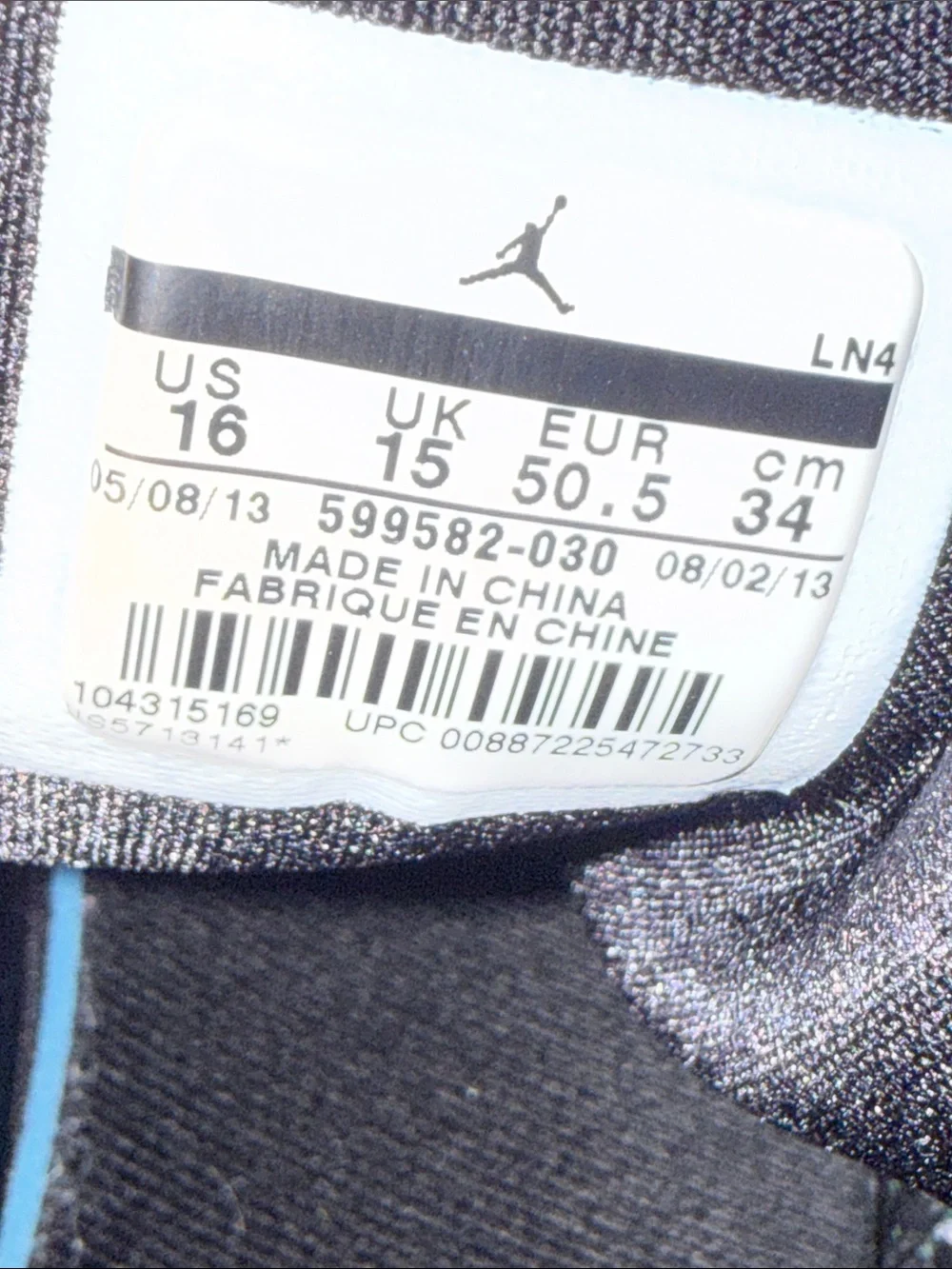 Nike Air Jordan Prime Fly Black Electric Green Men's Size 16 Basketball Shoes
